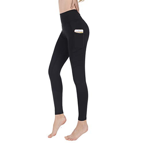 Sylonway High Waist Yoga Pants with Pockets for Women,Tummy Control,Workout Running Yoga Leggings 